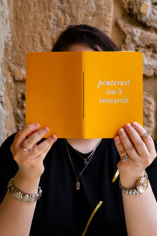 A collection of notebooks with unapologetic quotes about the fashion industry — because between us, someone had to say it!